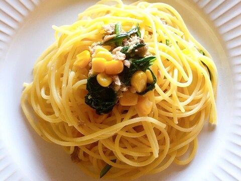 麺つゆ活用☆ツナの和風パスタ